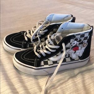 Mickey Mouse Checkered Vans